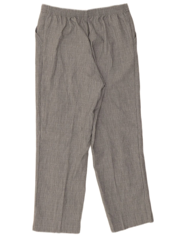Marks & Spencer Pantalon court décontracté pour femme UK 12 Medium W30 L27 Gris