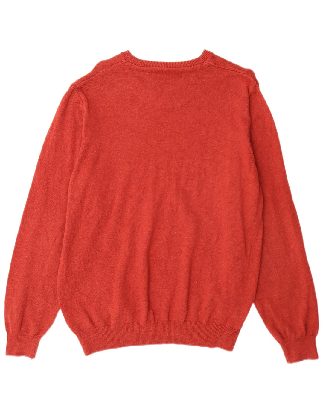 Marks & Spencer Pull col bateau pour homme en coton rouge Taille L