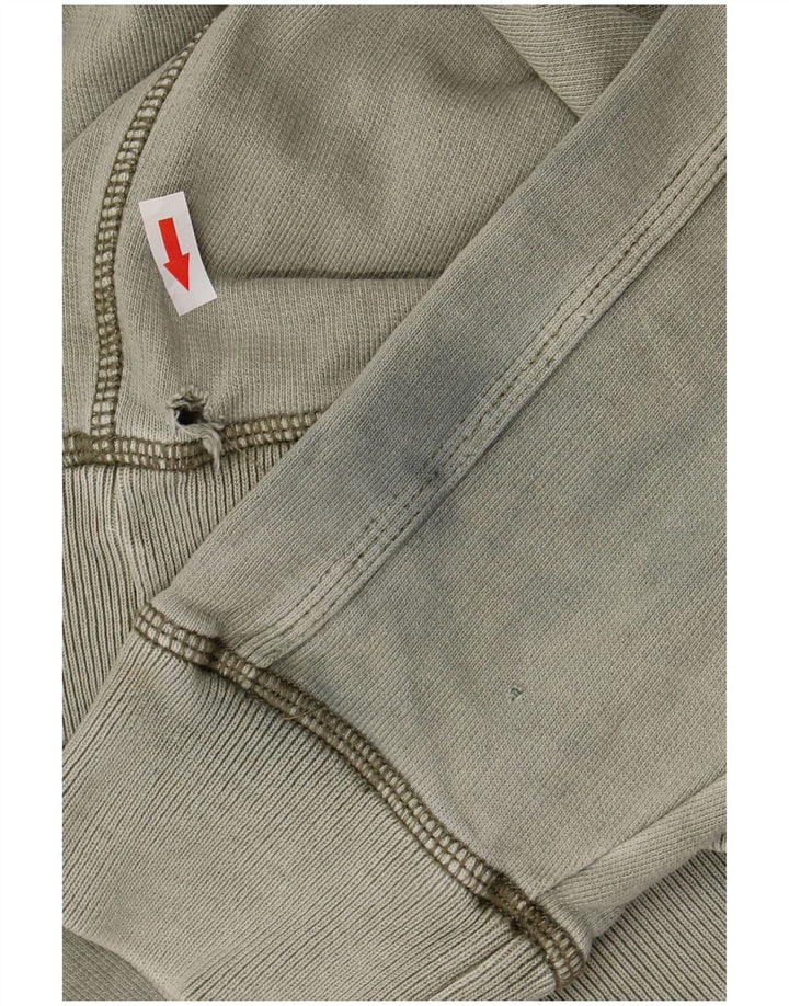 Fat Face Sweat-shirt graphique pour homme en coton kaki Taille L