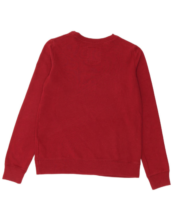 HOLLISTER Sweat-shirt graphique pour hommes XS en coton bordeaux
