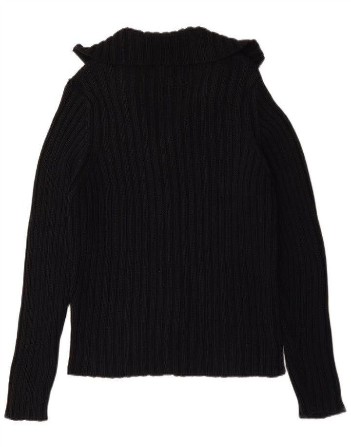 Zara Cardigan Homme Pull Large Bleu Marine Coton