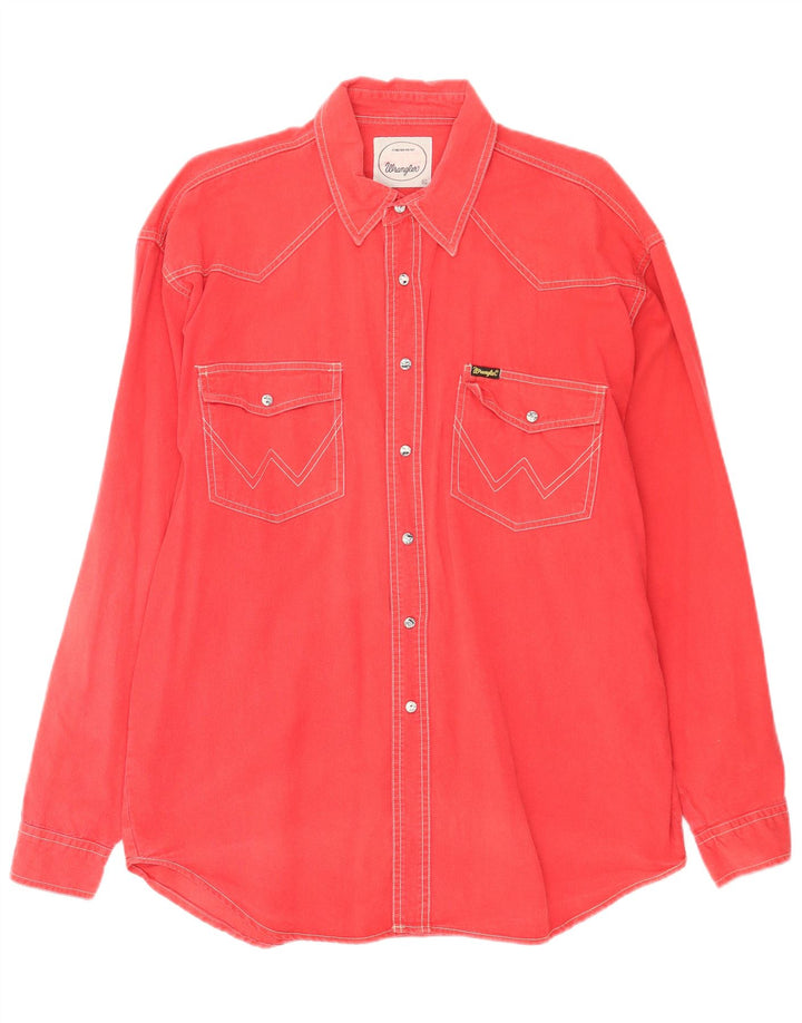 Wrangler Chemise en Jean Homme XL Rouge Coton