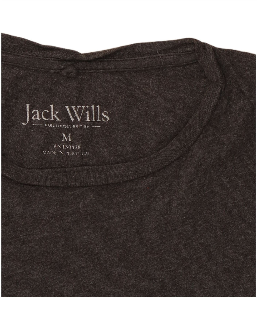 Jack Wills T-Shirt Homme Gris Moyen Coton