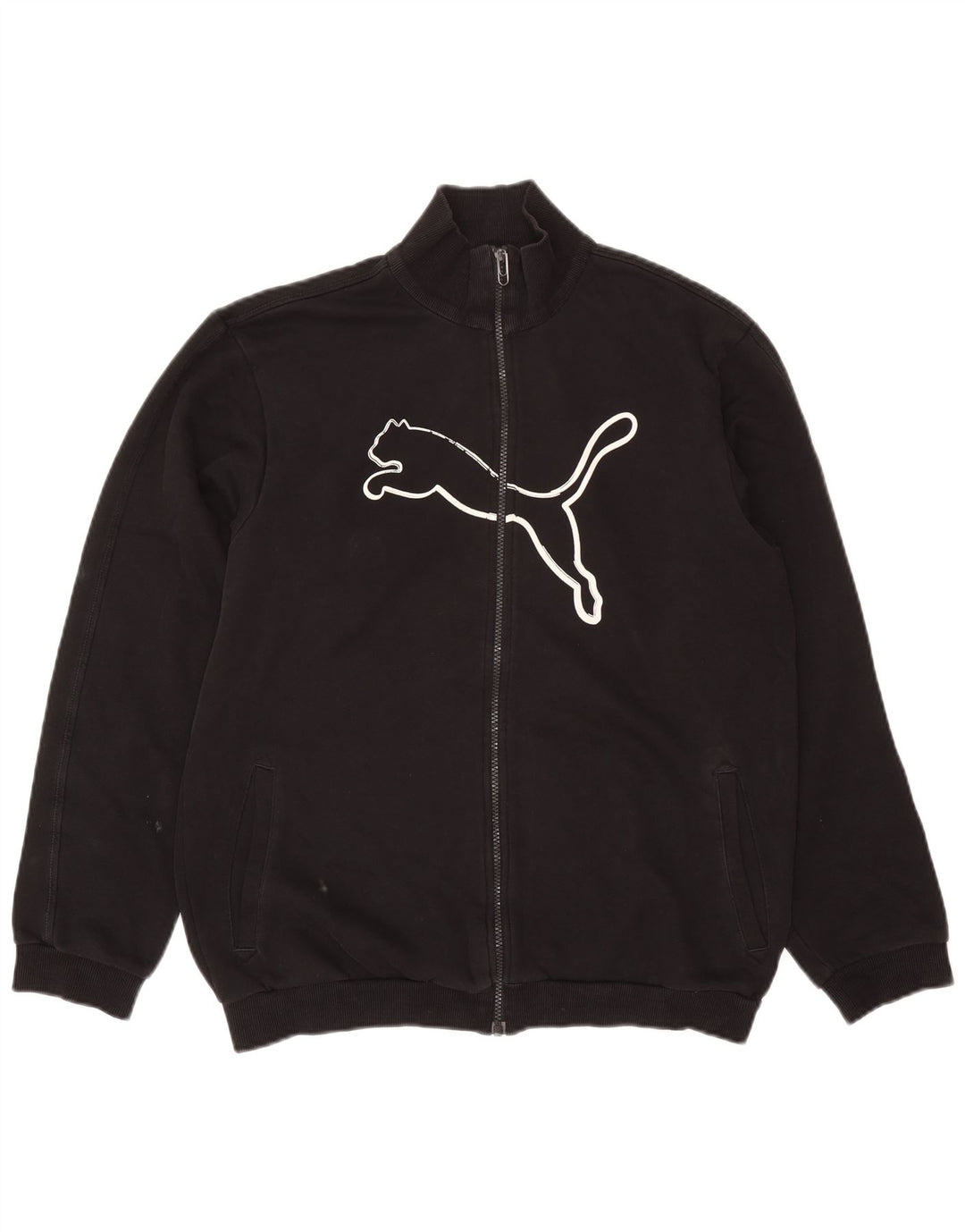 Puma Veste de Survêtement Graphique Garçon 15-16 ans Noir