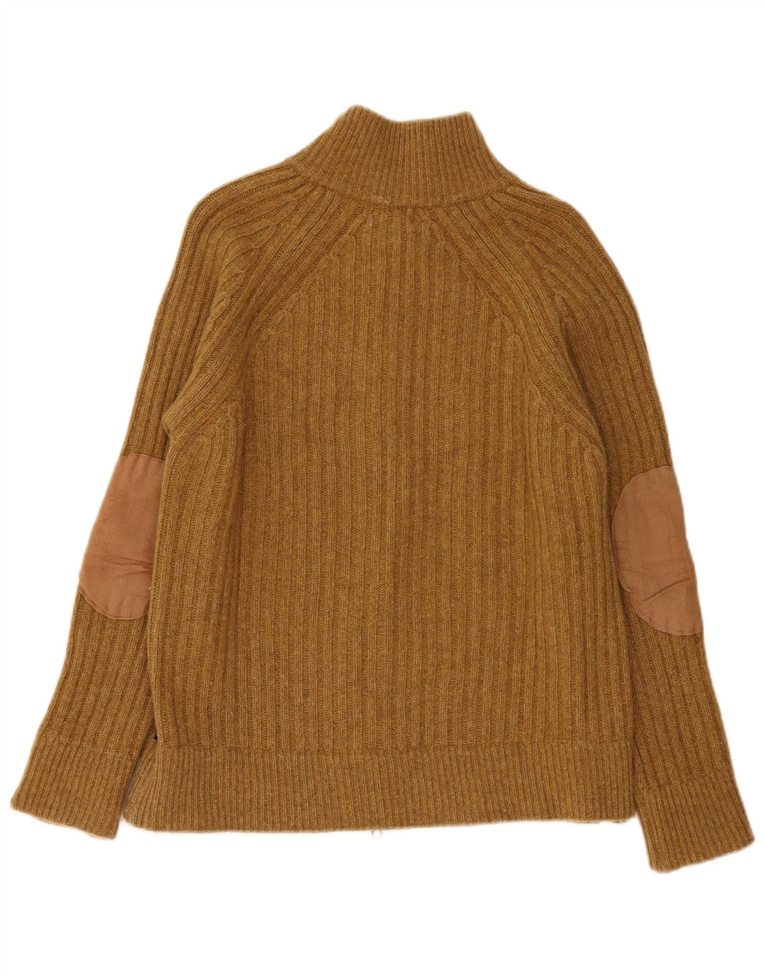 Woolrich Homme Cardigan Pull Petit Marron Laine