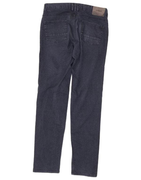 Carrera Pantalon décontracté 707 Slim W32 L33 Bleu marine en coton à pois pour homme