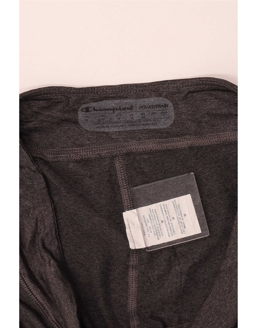Champion Leggings Capri Femme UK 12 Gris Moyen Polyester