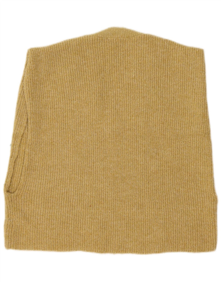 Zara Femme Débardeur UK 10 Petit Jaune Polyester