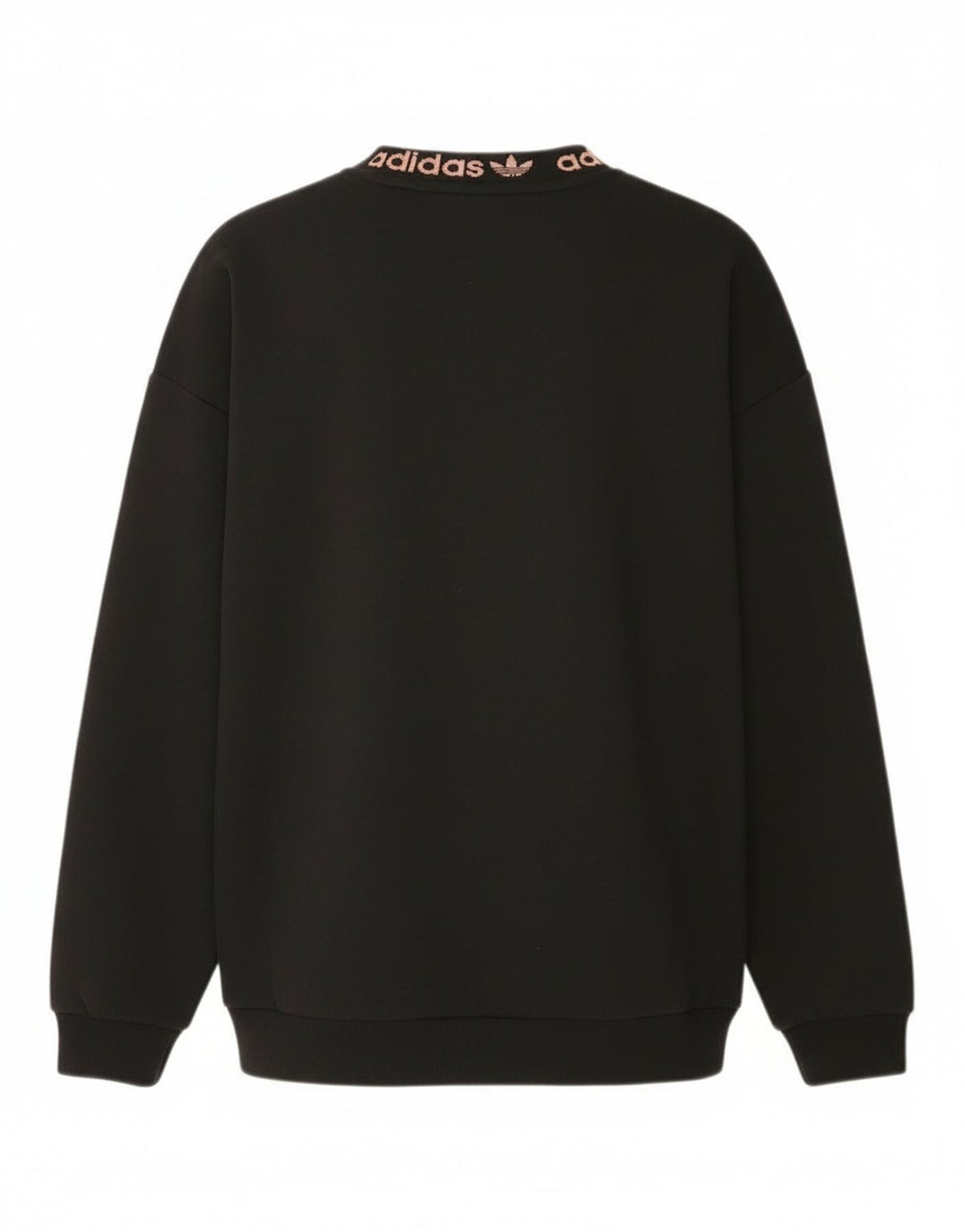 Adidas Sweat-shirt surdimensionné graphique pour femme UK 4 petit coton noir