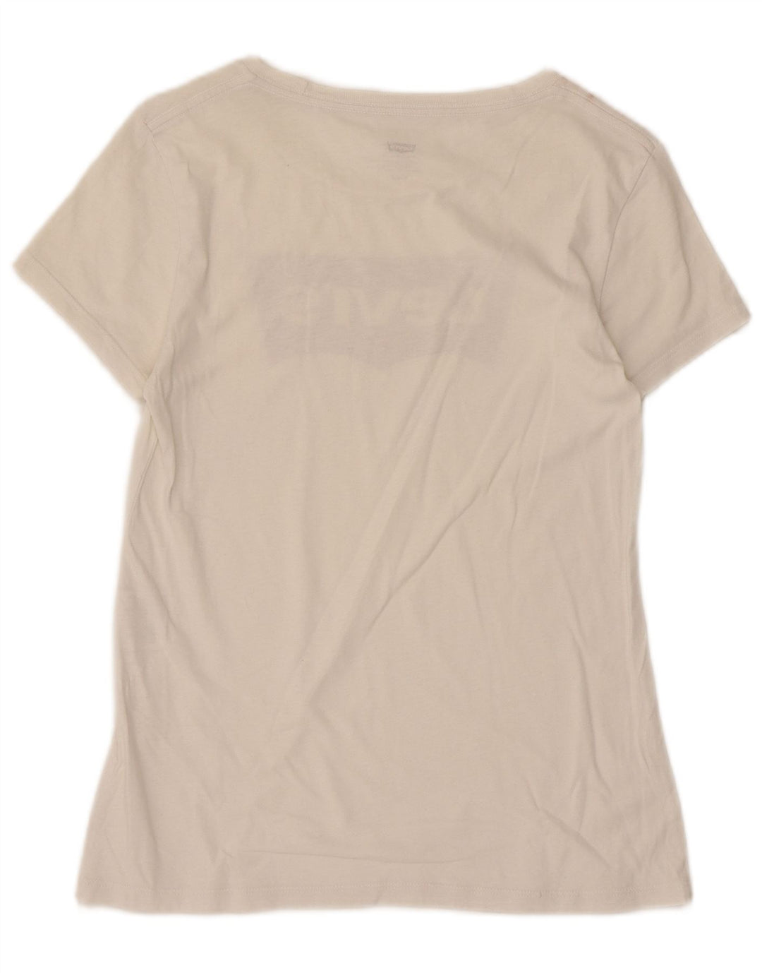 Levi's T-Shirt Graphique Femme UK 10 Small Blanc
