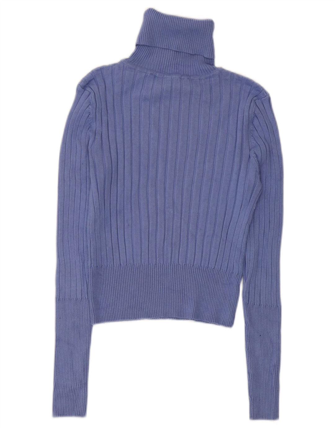 Zara Pull court à col roulé pour femme UK 12 Violet moyen