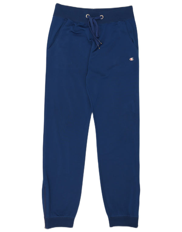 Champion Pantalon de survêtement pour femme Joggers UK 10 Small Bleu marine Polyester