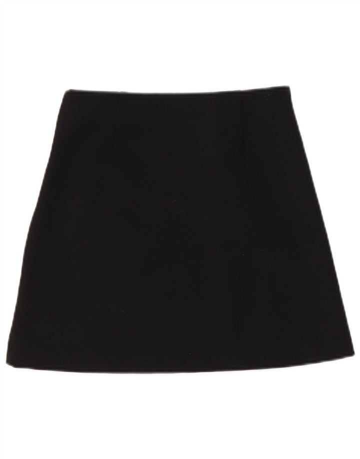 Zara Femme Mini Jupe XS W24 Noir Polyester