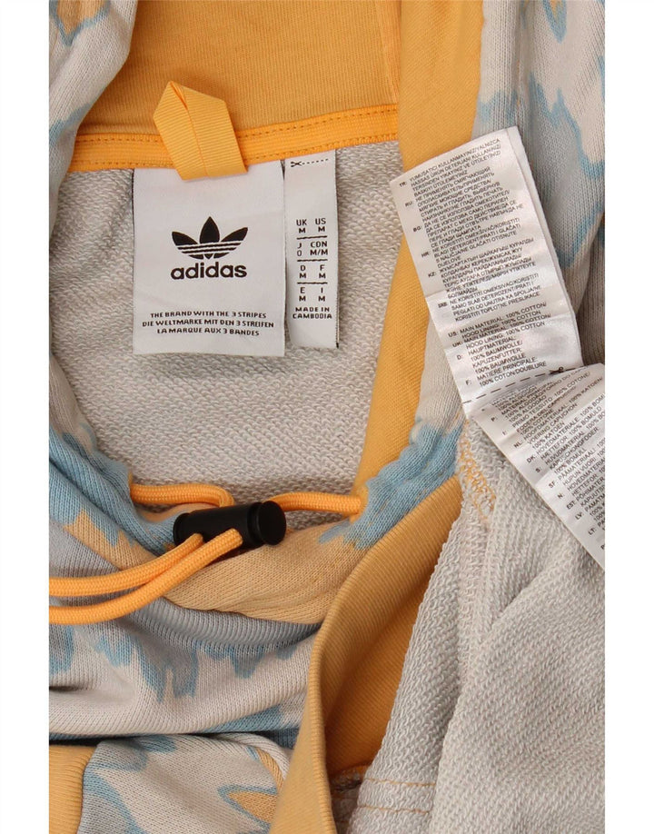 Adidas Pull à capuche graphique pour homme en coton tie-dye multicolore moyen