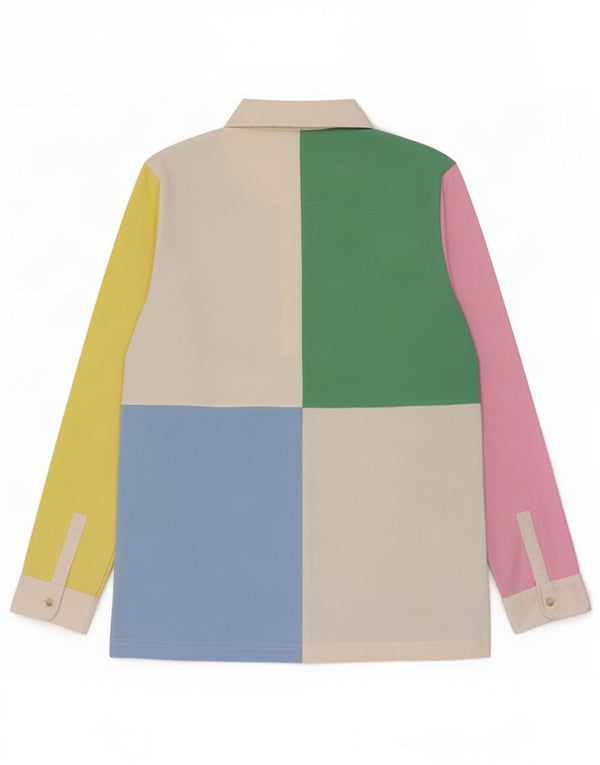 Joules Polo Rugby Femme UK 14 Large Multicolore Colourblock