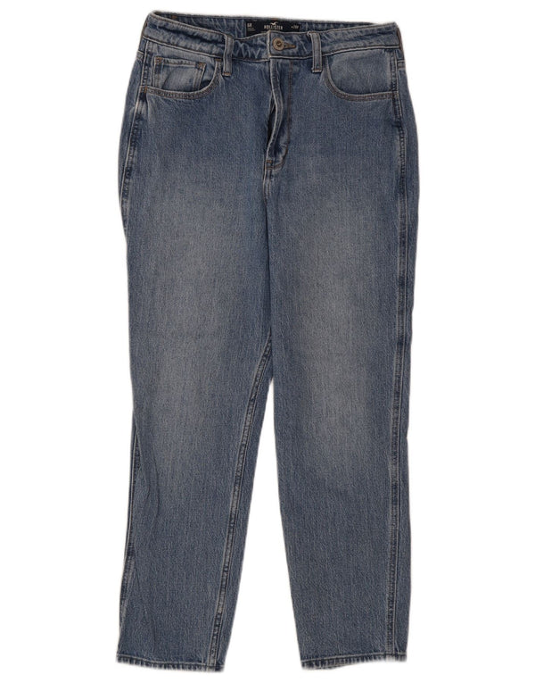 Hollister Jean Mom Jean taille haute fuselé pour femme US 6 Medium W28 L27 Bleu