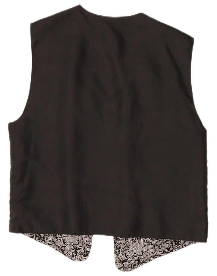 gilet femme vintage UK 18 XL Multicolore Patchwork Polyester