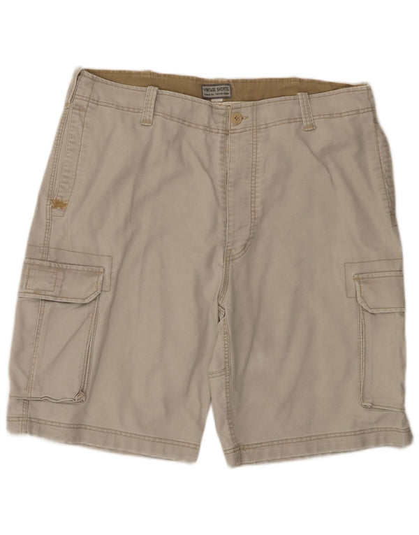 Short Cargo Vintage Homme 2XL W42 Coton Gris