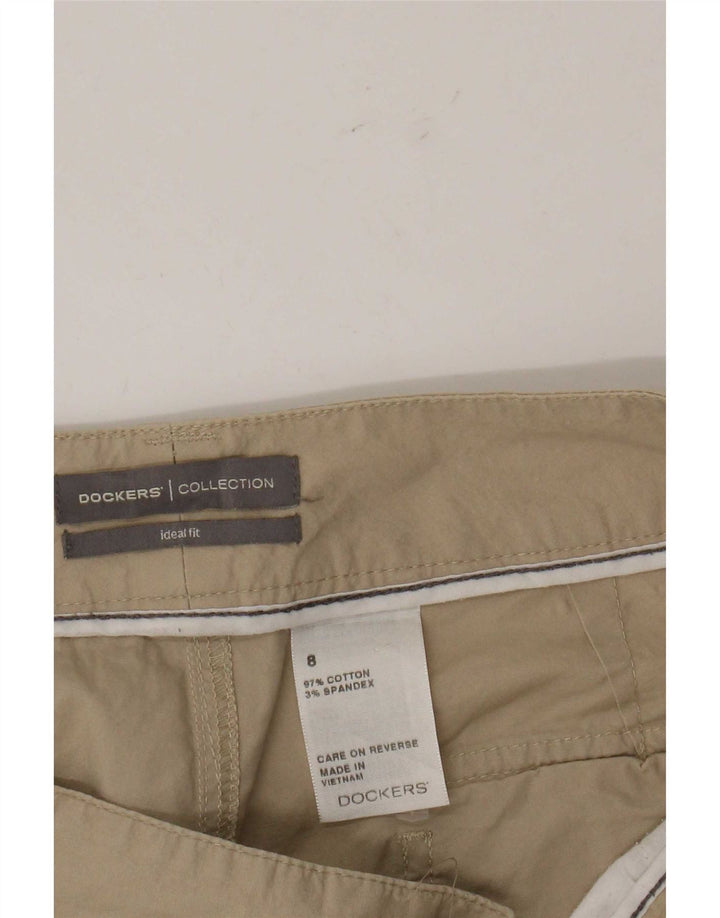 Dockers Short Chino Femme US 8 Medium W30 Coton Beige