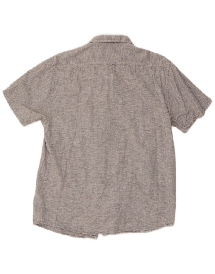 Billabong Chemise à manches courtes pour hommes Large Gris Coton