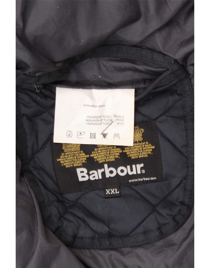 Barbour Veste matelassée pour homme UK 44 2XL Bleu marine Polyester