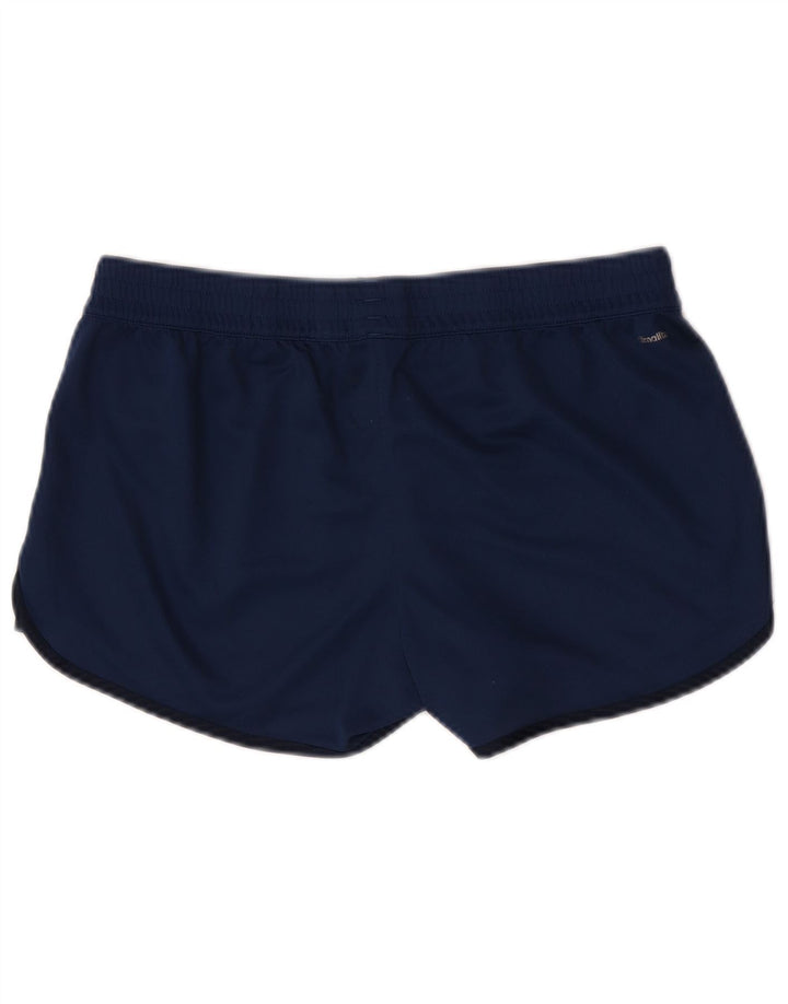 Adidas Short de sport Climalite pour femme UK 12/14 Bleu marine moyen Polyester