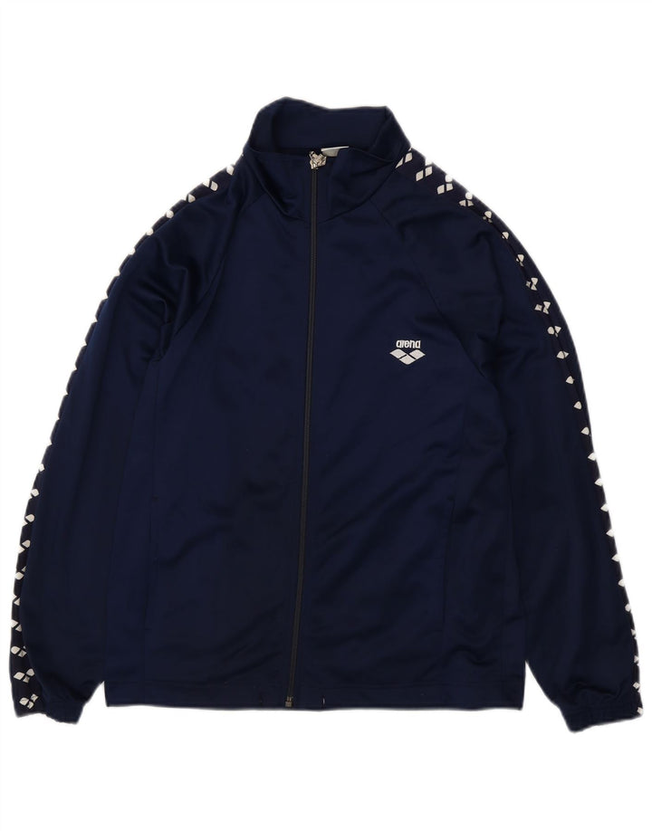 Arena Veste de Survêtement Graphique Homme Petit Bleu Marine