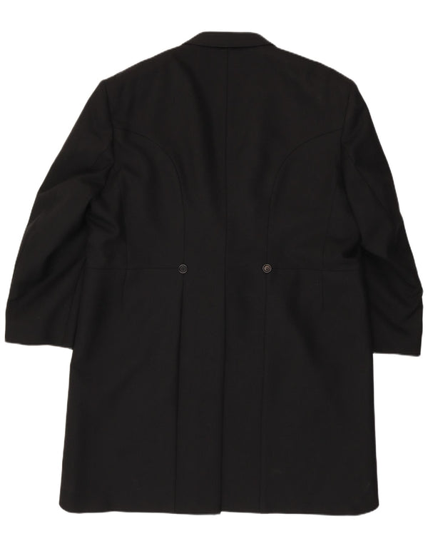 Torre Veste Blazer Tailcoat Homme UK 50 5XL Laine Noire