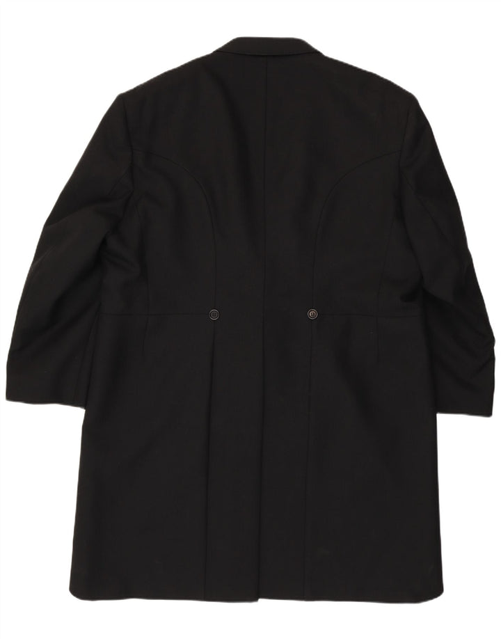 Torre Veste Blazer Tailcoat Homme UK 50 5XL Laine Noire