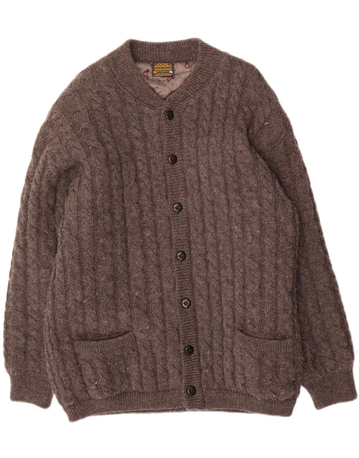 Jockey Veste Bomber en Tricot pour Homme IT 54 2XL Gris Laine
