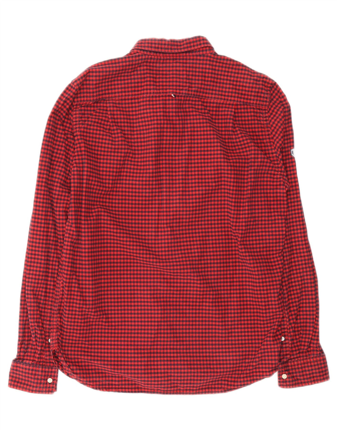 SUPERDRY Chemise en flanelle sur mesure XL en coton vichy rouge pour homme