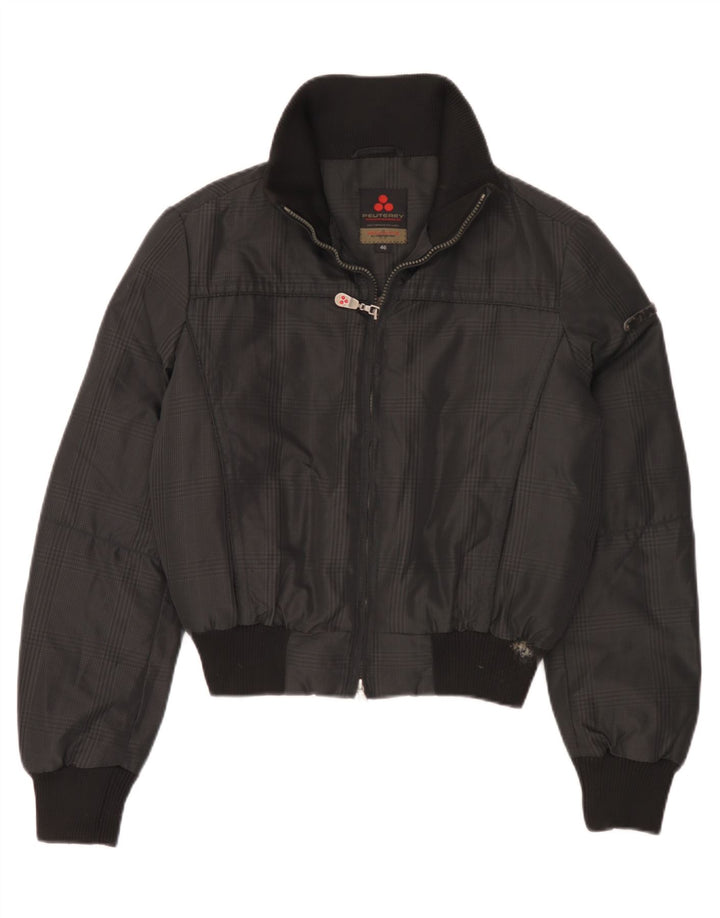 PEUTEREY Veste Bomber Bomber Homme IT 46 Petit Gris Pied-de-Poule Polyamide