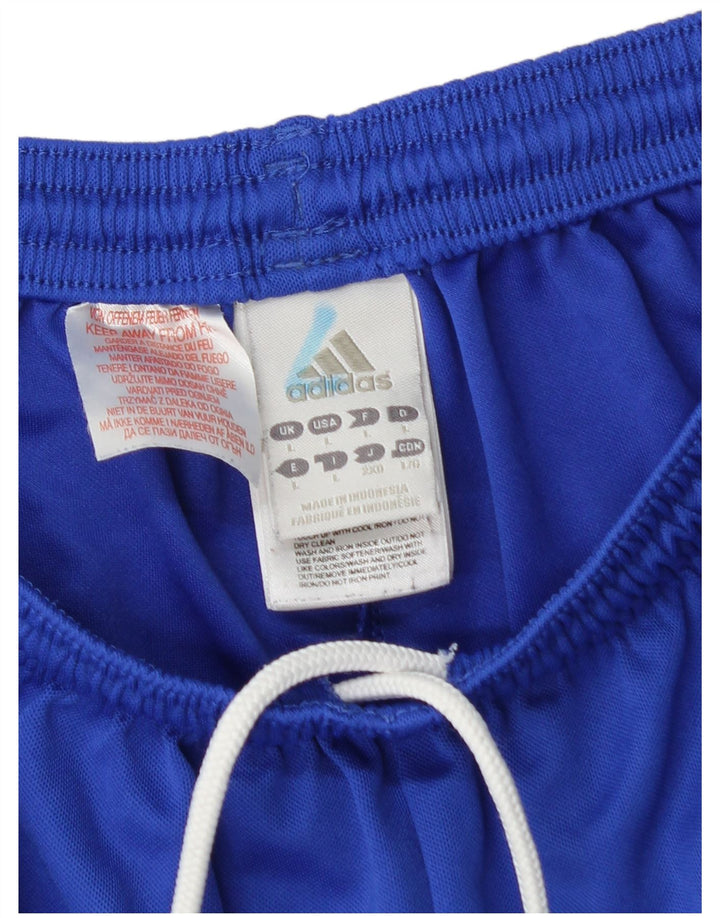 ADIDAS Short de sport Climalite pour hommes, grand bleu, polyester