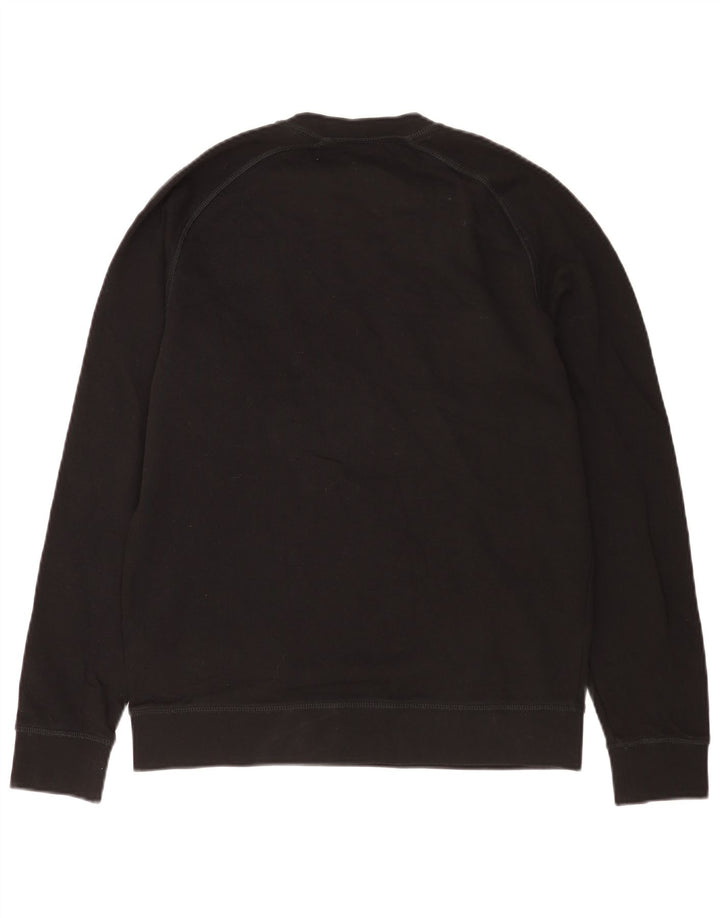 HUGO BOSS Sweat-shirt en coton noir moyen pour homme