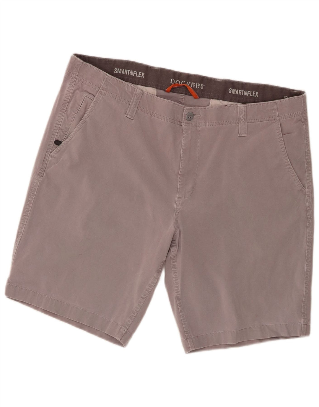 DOCKERS Short Chino Homme W38 XL Gris Coton