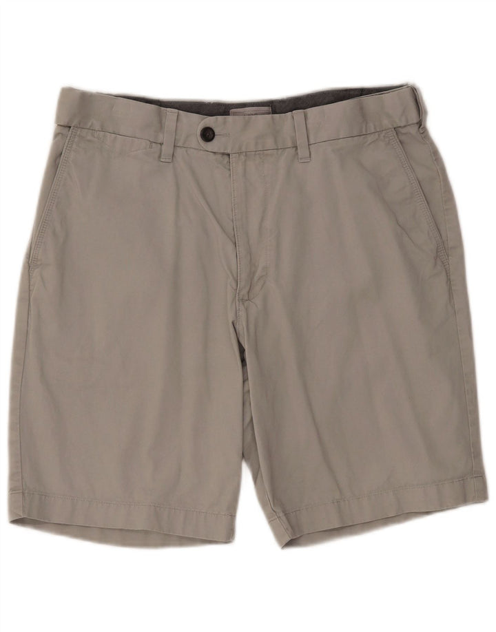 Marks & Spencer Short Chino Homme W34 Grand Gris Coton