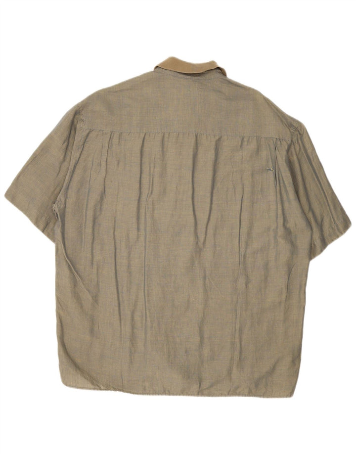 Gran Sasso Chemise à manches courtes pour hommes XL Kaki