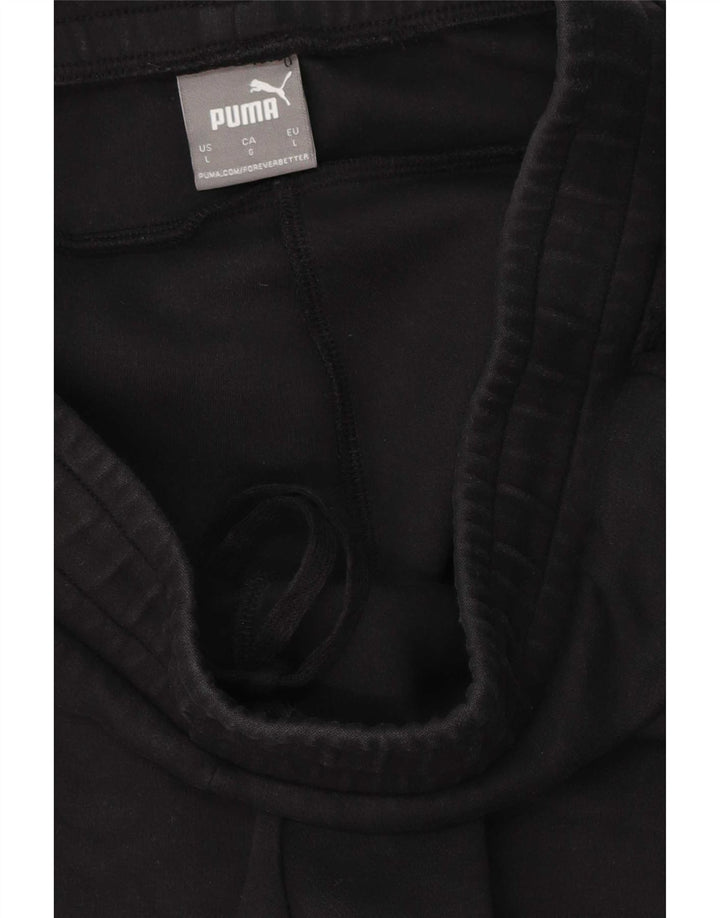 Puma Pantalon de survêtement pour homme Large Noir Coton