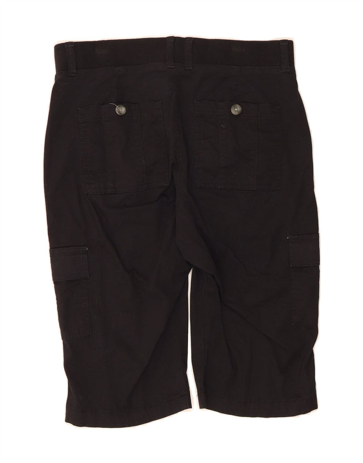 LEE Womens Relaxed Fit Mid Rise Cargo Shorts US 8 Medium W30  Black Vintage Lee and Second-Hand Lee from Messina Hembry 