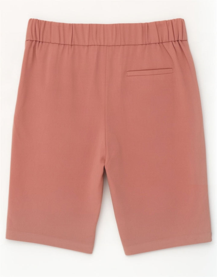 Marks & Spencer Bermuda Femme UK 12 Medium W30 Rose Polyester