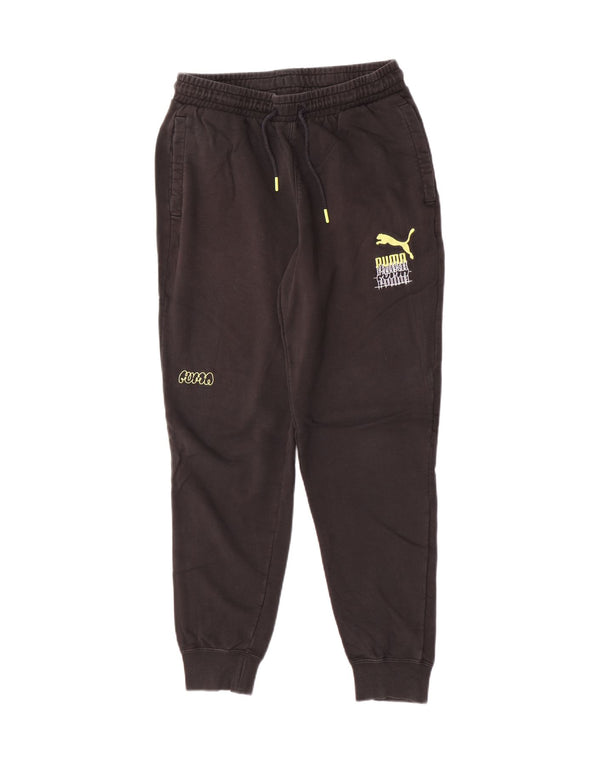Puma Pantalon de Survêtement Graphic Homme Noir Moyen