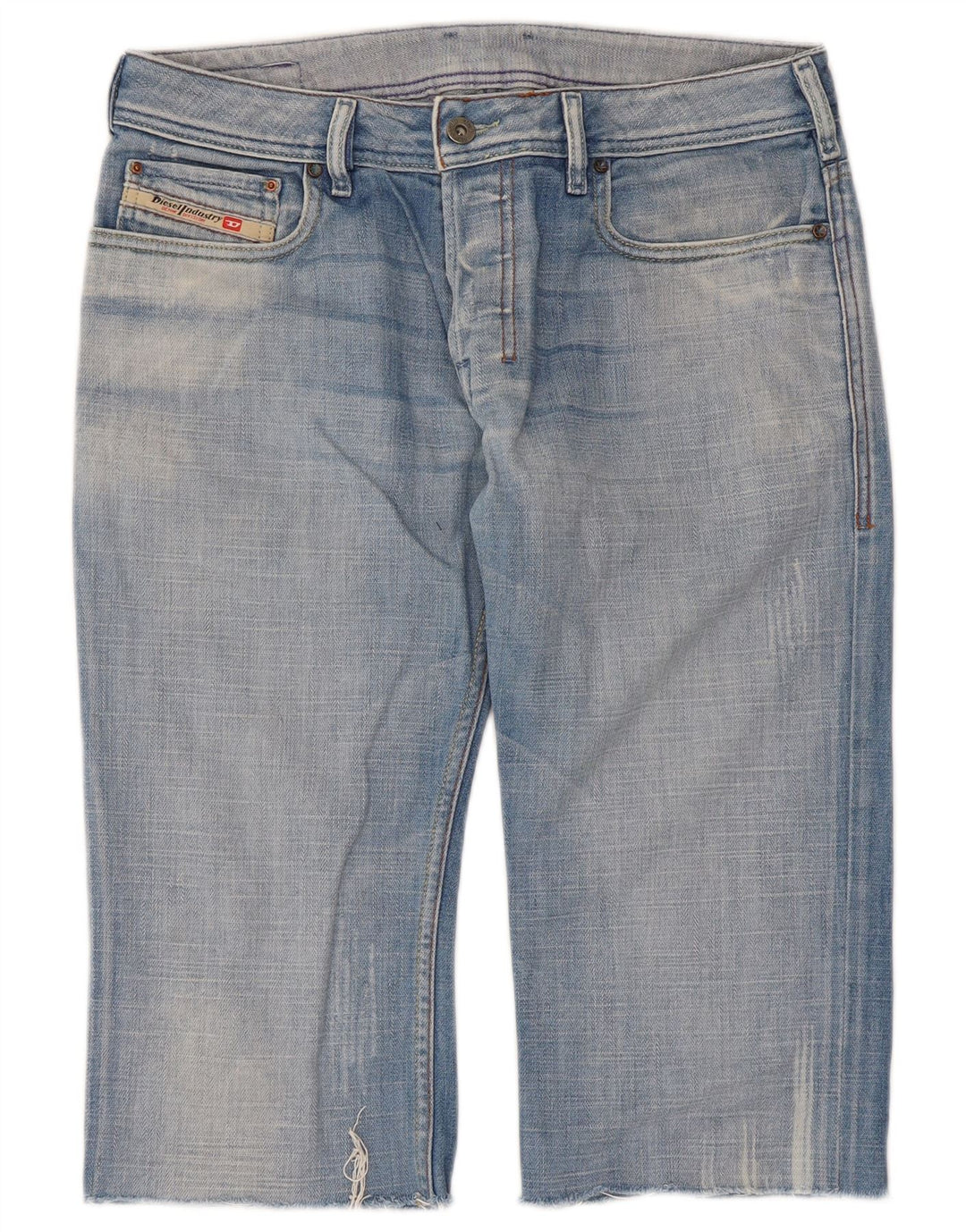 Diesel Short en Jean W30 Homme Bleu Moyen Coton