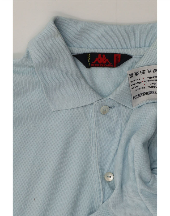 KAPPA Polo Homme Bleu Moyen Coton