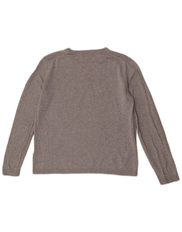 Tommy Hilfiger Pull col bateau pour femme UK 18 XL Gris moucheté