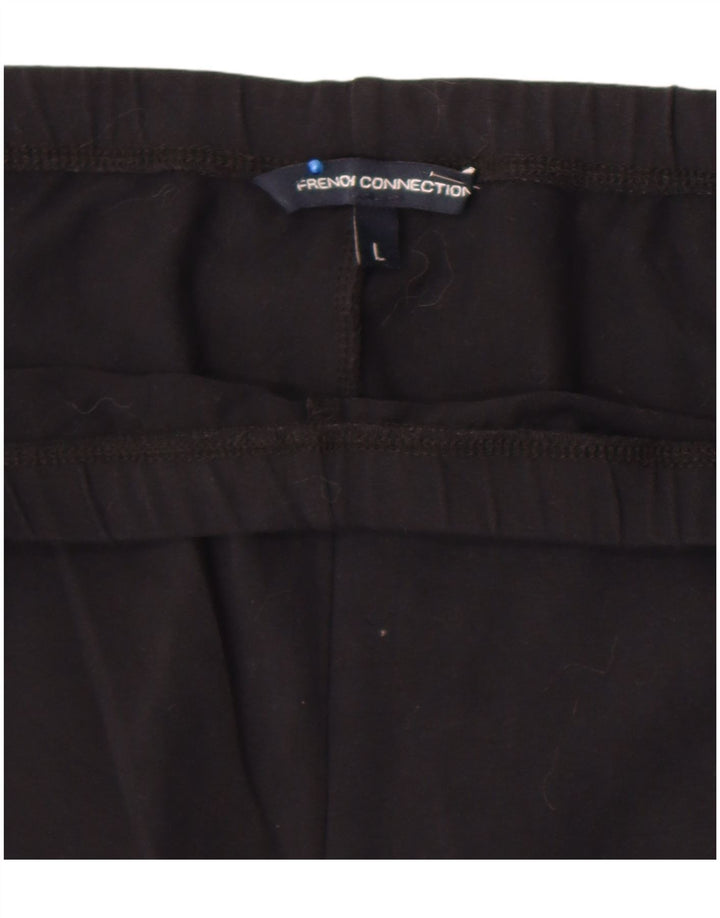 French Connection Leggings pour femme UK 44 Large Noir Floral