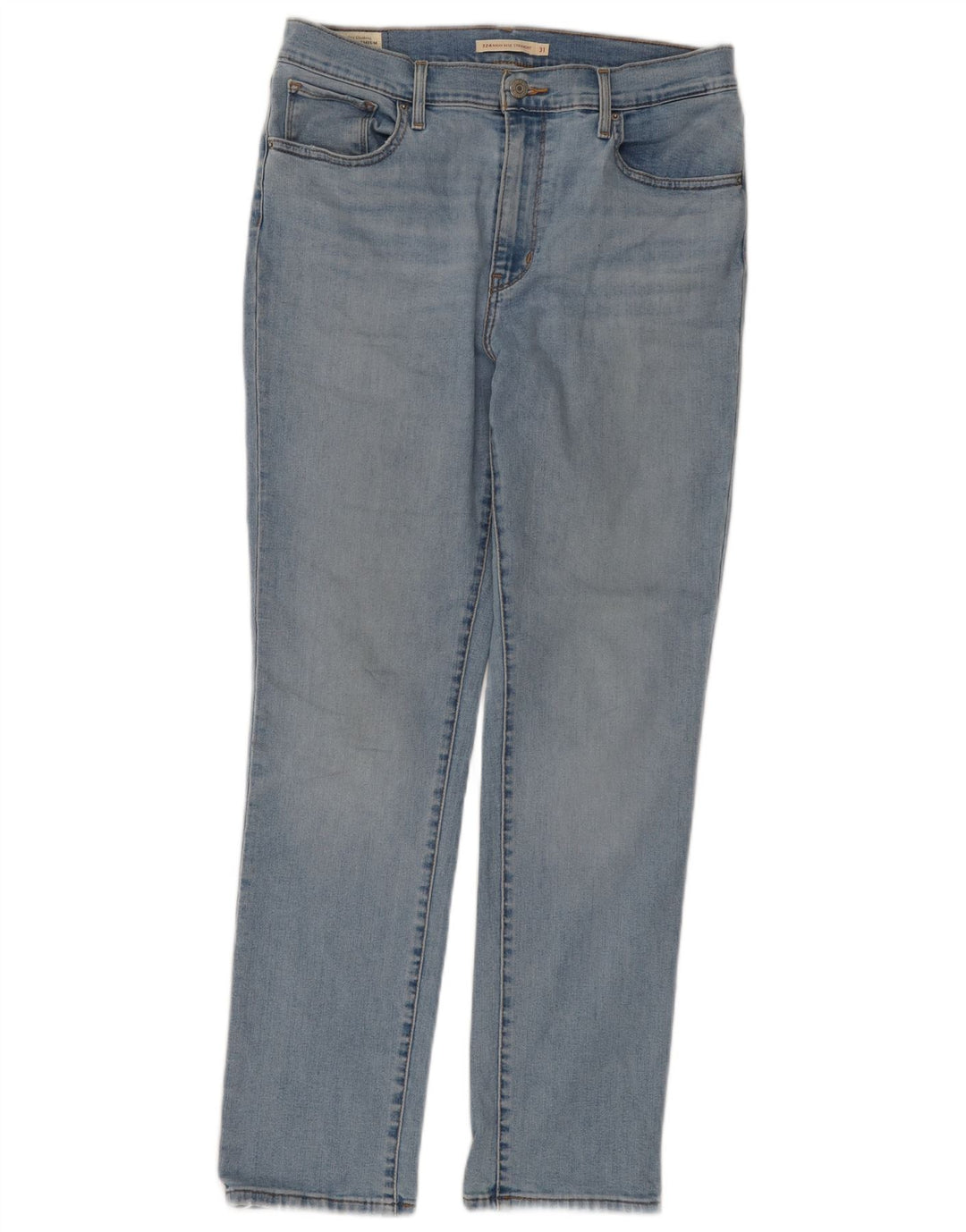 LEVI'S Jean droit taille haute 724 femme W31 L30 bleu coton