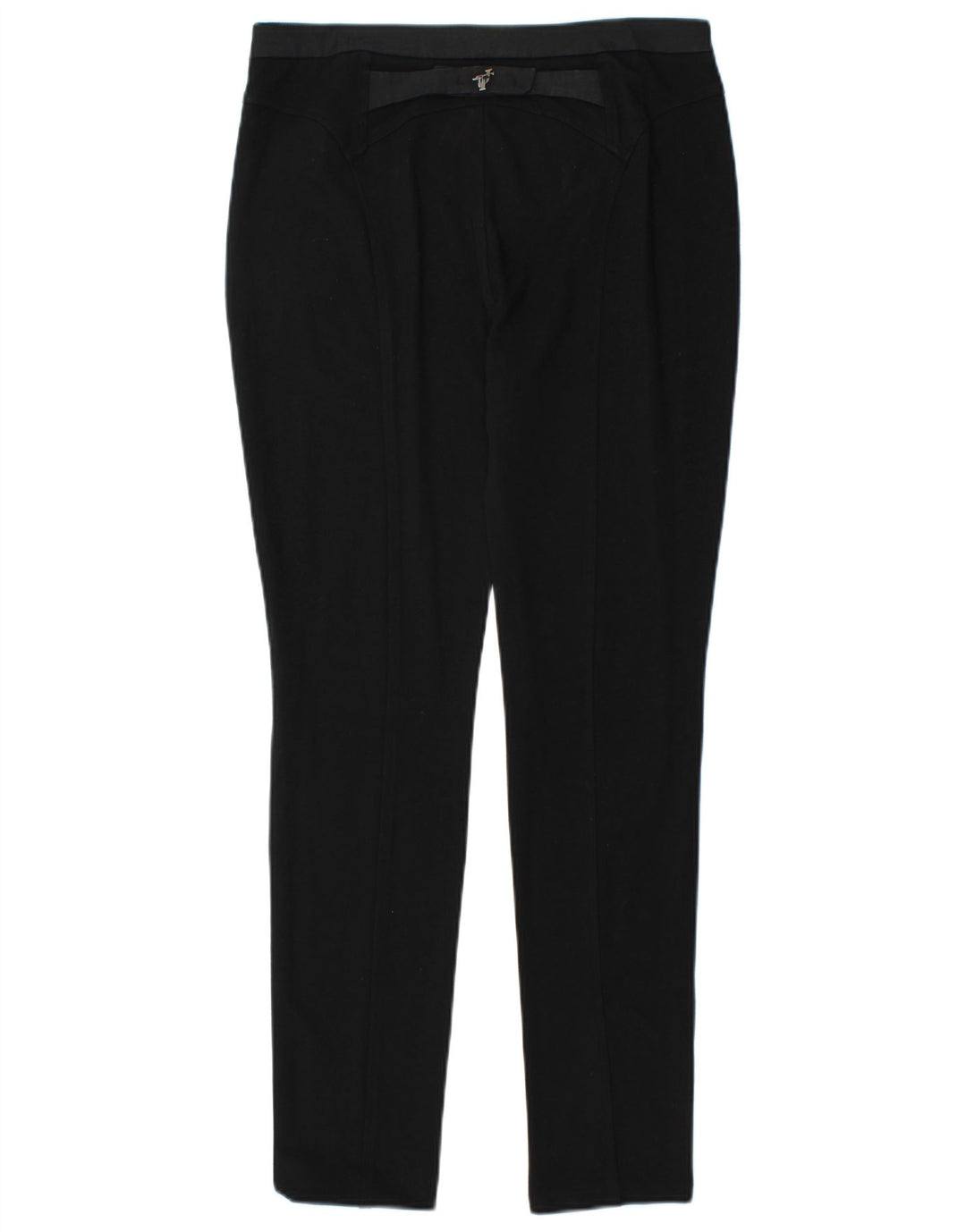 TRUSSARDI Pantalon décontracté skinny IT 44 Medium W30 L29 Noir Viscose