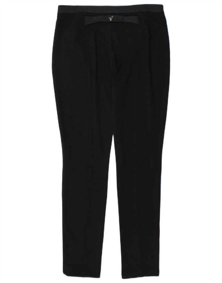 TRUSSARDI Pantalon décontracté skinny IT 44 Medium W30 L29 Noir Viscose