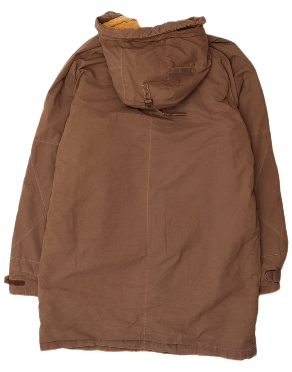 Murphy & Nye Manteau coupe-vent à capuche pour homme UK 44 2XL Marron Polyester