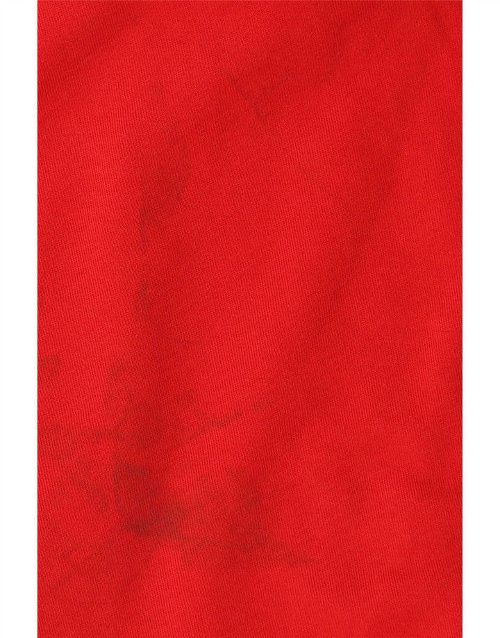Nike Pull à capuche graphique en coton rouge moyen pour homme